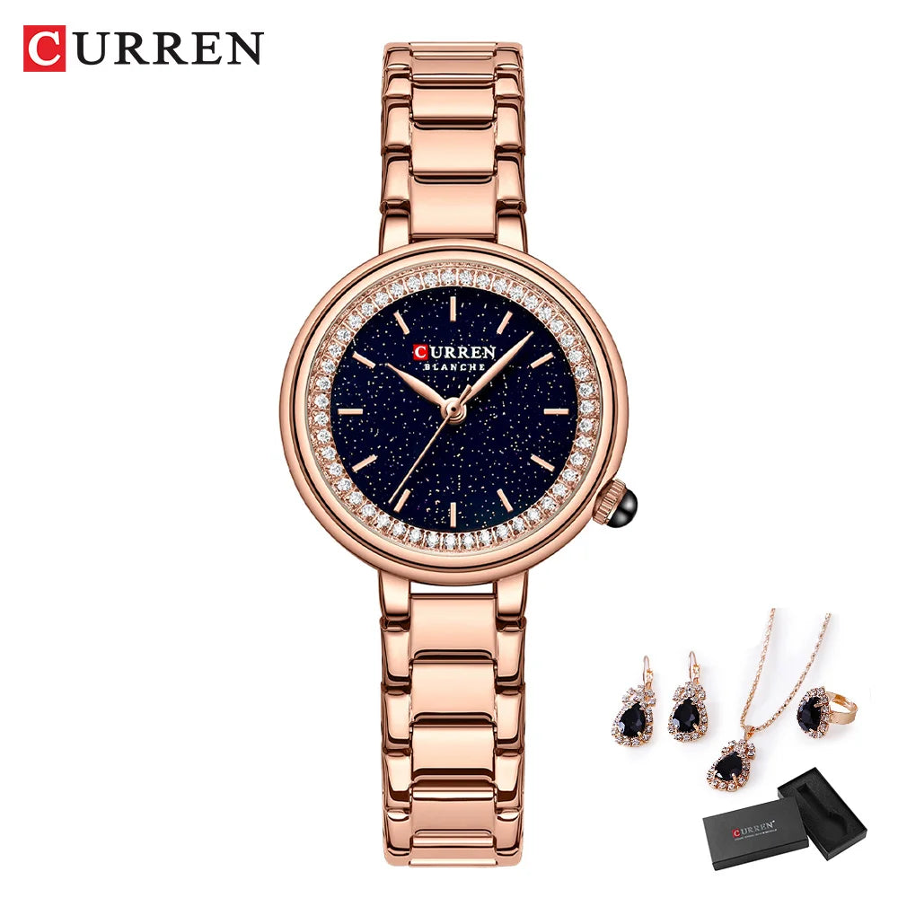 Women’s Watch, Jewelry Gift Set – 5PCS
