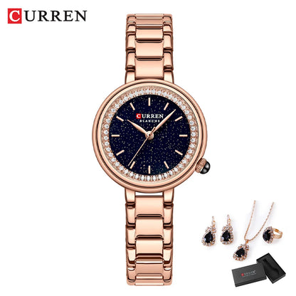 Women’s Watch, Jewelry Gift Set – 5PCS