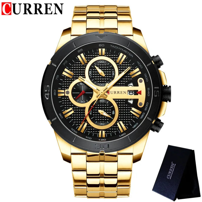 Stainless Steel Chronograph Watch