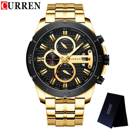 Stainless Steel Chronograph Watch