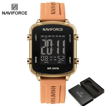 Women’s Digital Watch with Silicone Strap