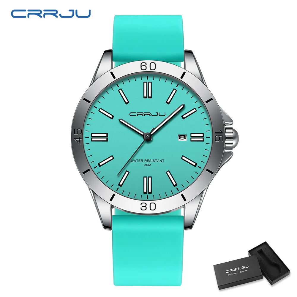 Sport Chronograph Rubber Strap Watch