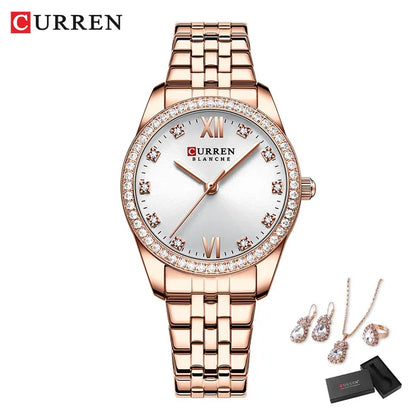 Women’s Watch, Jewelry Gift Set – 5PCS