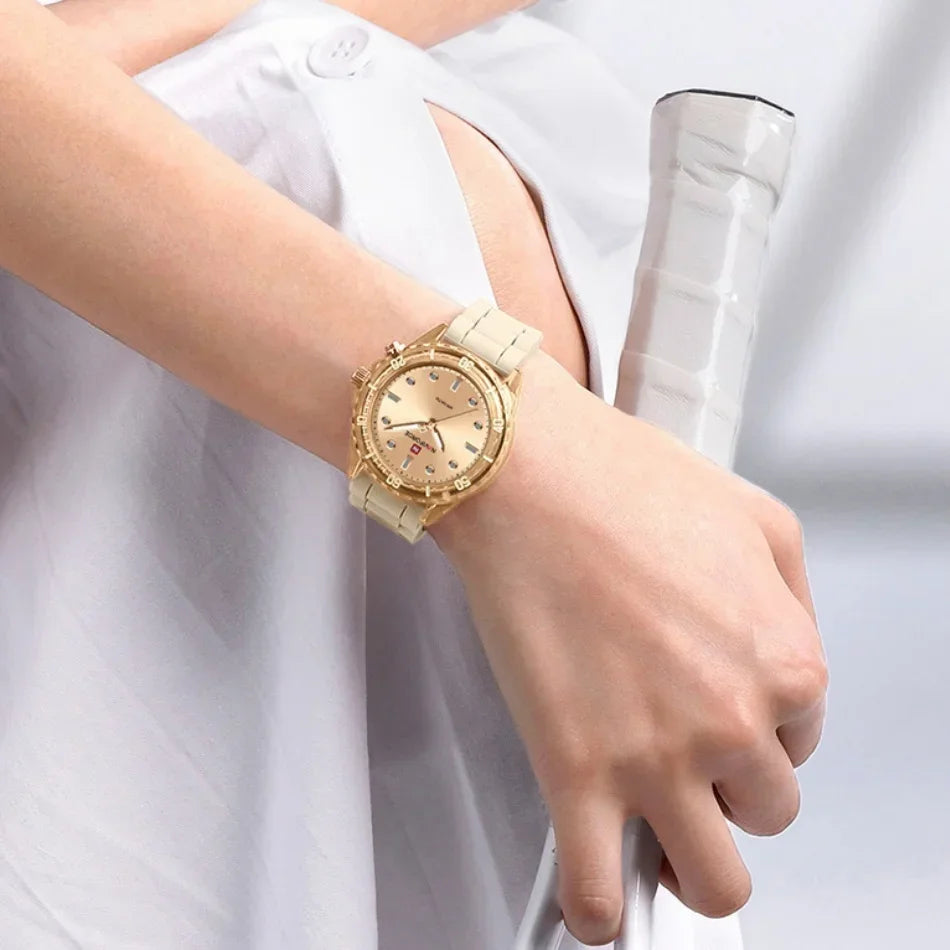 Women’s Waterproof Silicone Quartz Watch