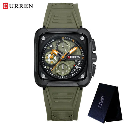 Chronograph Silicone Sport Watch