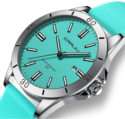 Sport Chronograph Rubber Strap Watch