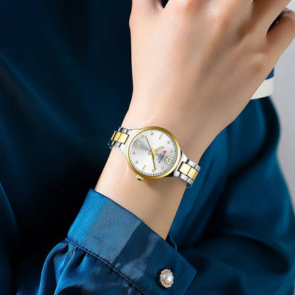 Elegant Stainless Steel Women’s Watch