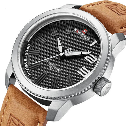 Leather Military Watch