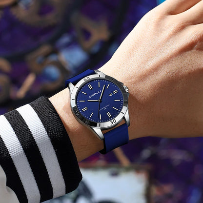 Sport Chronograph Rubber Strap Watch