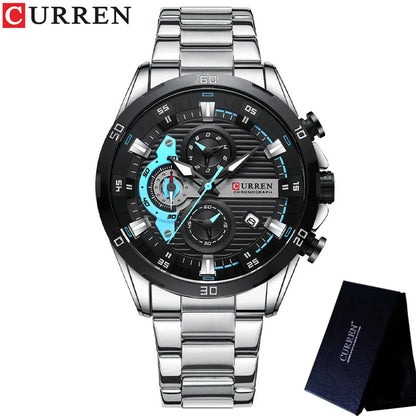 Men’s Chronograph Stainless Steel Watch
