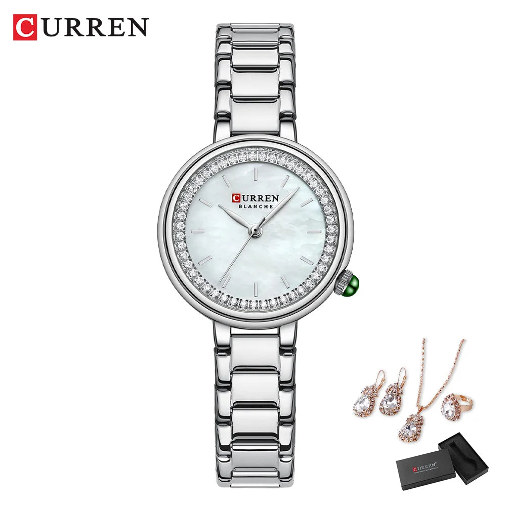Women’s Watch, Jewelry Gift Set – 5PCS