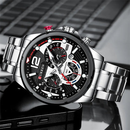 Men’s Chronograph Watch – Stainless Steel