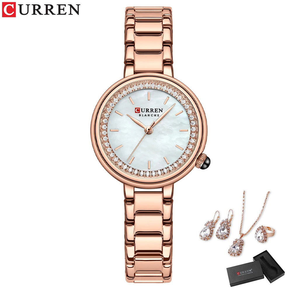 Women’s Watch, Jewelry Gift Set – 5PCS