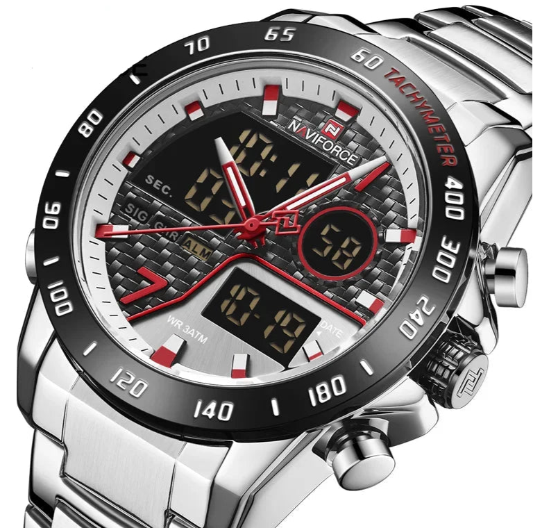 Stainless Steel Dual Display Sport