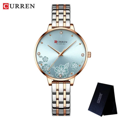 Rhinestone Stainless Steel Women’s Watch