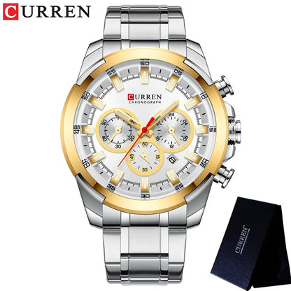 Chronograph Stainless Steel Sport Watch