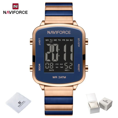 Modern Digital Steel Women’s Watch