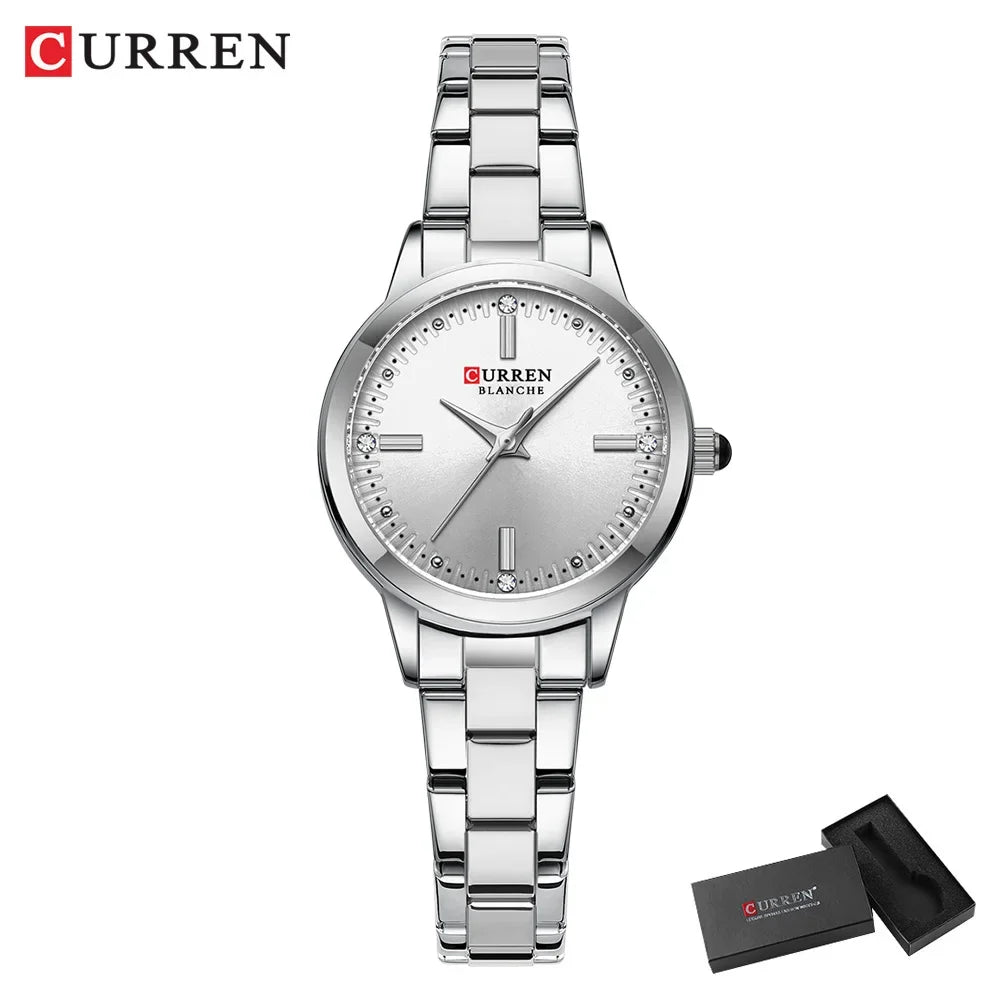 Classic Elegant Women’s Stainless Steel Watch