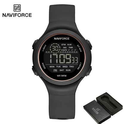 Digital Sport Watch with LED Display and Silicone Strap
