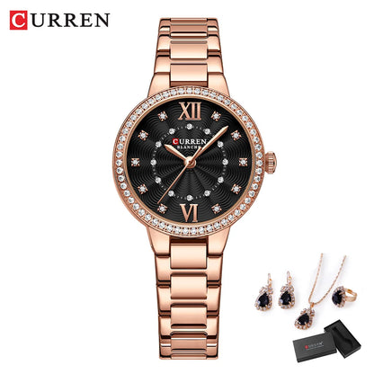 Women’s Watch, Jewelry Gift Set – 5PCS