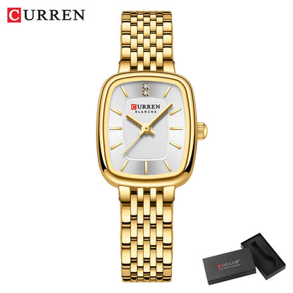 Slim Square Stainless Steel Women’s Watch