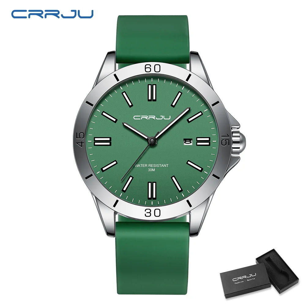 Sport Chronograph Rubber Strap Watch