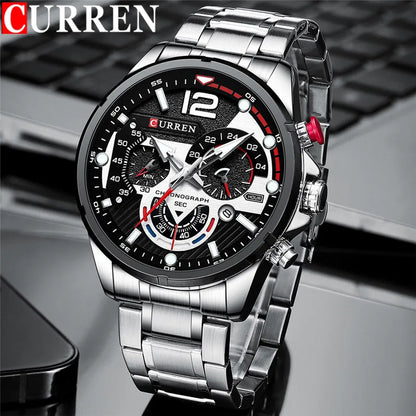 Men’s Chronograph Watch – Stainless Steel