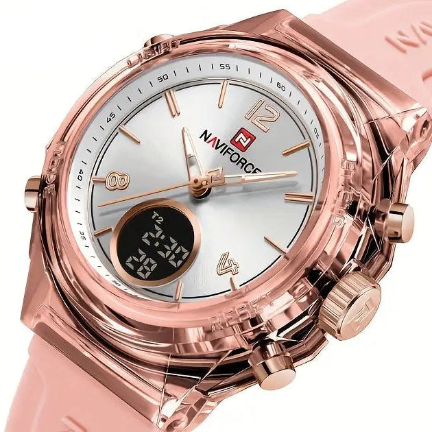 Women’s Digital Sports Watch with Silicone Strap