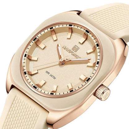 Rhinestone Silicone Women’s Watch