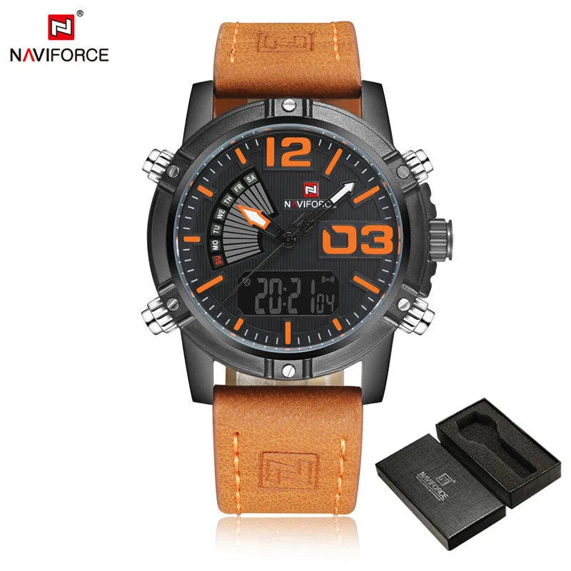 Dual Display Leather Casual