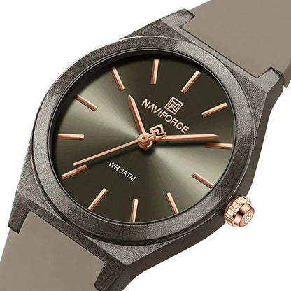 Rhinestone Silicone Women’s Watch