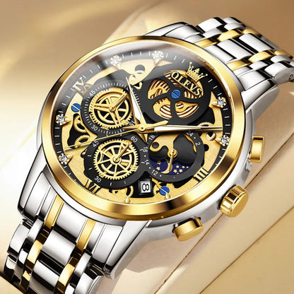 Gold Skeleton Moonphase